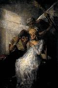 Les Vieilles or Time and the Old Women Francisco de goya y Lucientes